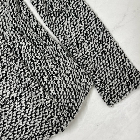 Blank NYC Black White Knit Friend Zone Jacket Size Small Outdoor Travel Fall - Picture 5 of 7